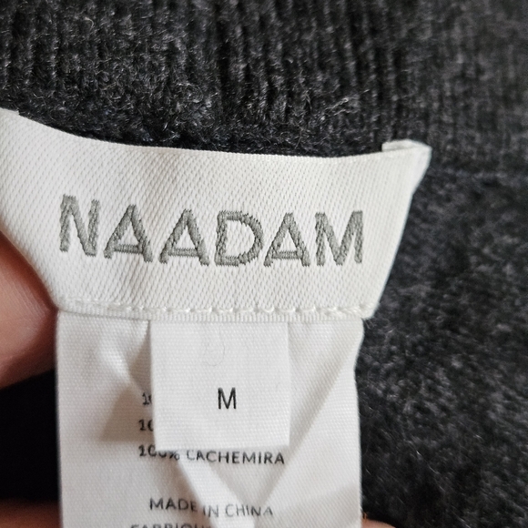 Naadam 100% Cashmere Jogger Pants | Dark Gray | Size M | Read Description - Picture 2 of 5